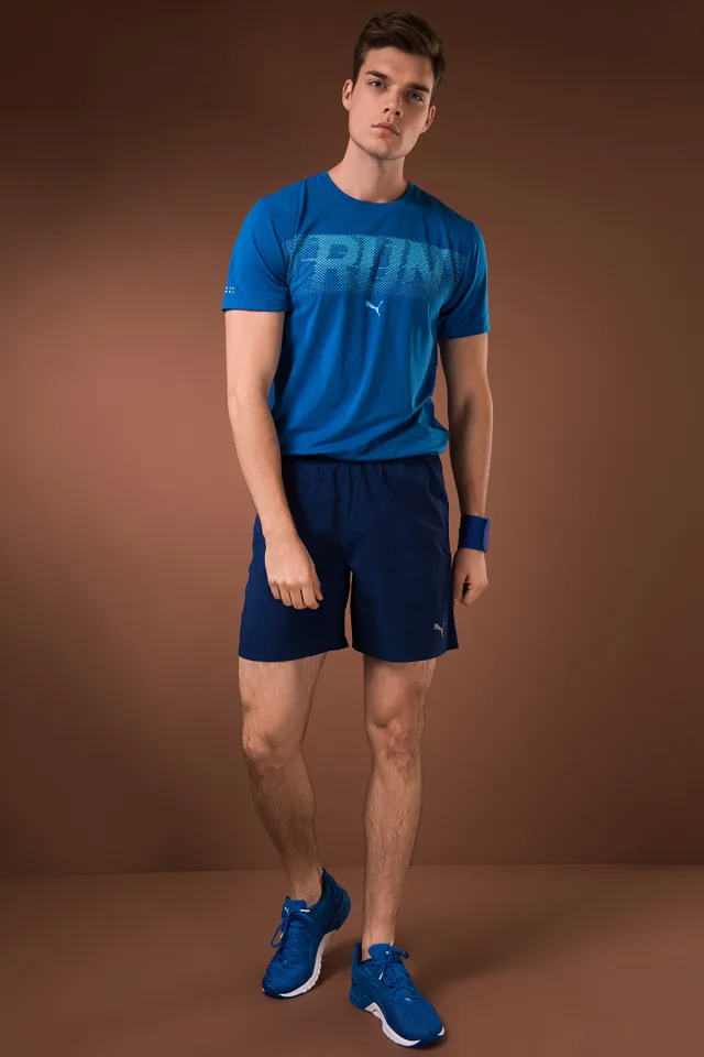 Erkek Şort/Bermuda - Core-Run 7" Shorts Blue Depths