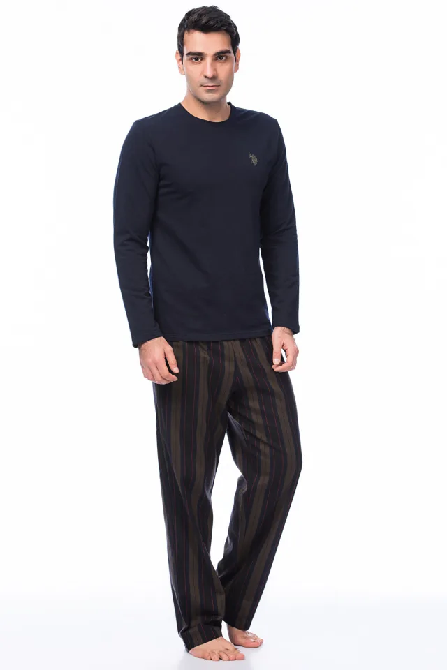 Lacivert Erkek Pijama Takım
