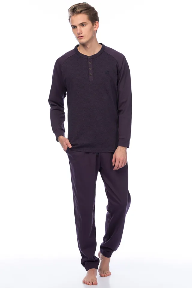 Mor O Patlı Pijama Takımı