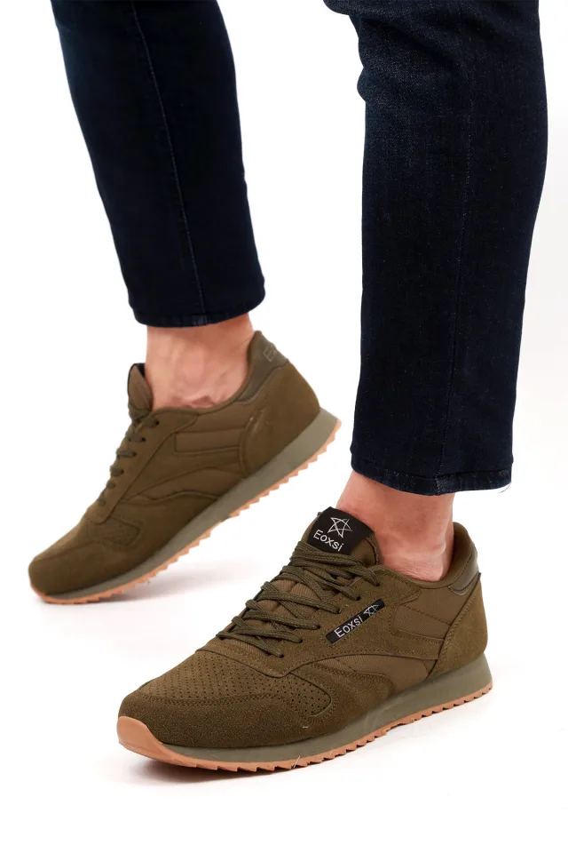 Yeşil Süet Erkek Sneaker
